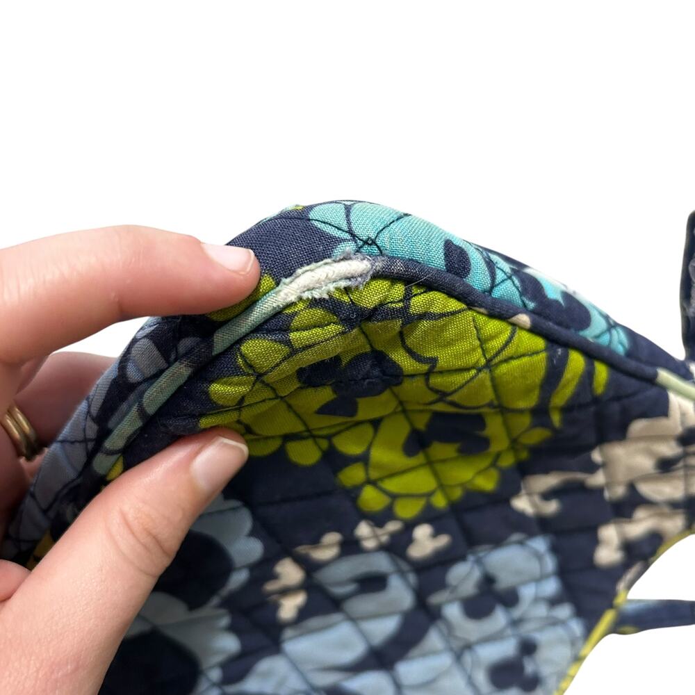 Vera Bradley Disney Parks Where's Mickey Mini Hipster Crossbody Bag Green Blue - Picture 10 of 10